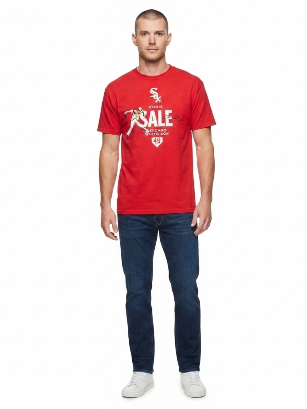 Chicago White Sox Chris Sale Signed Tee Shirt